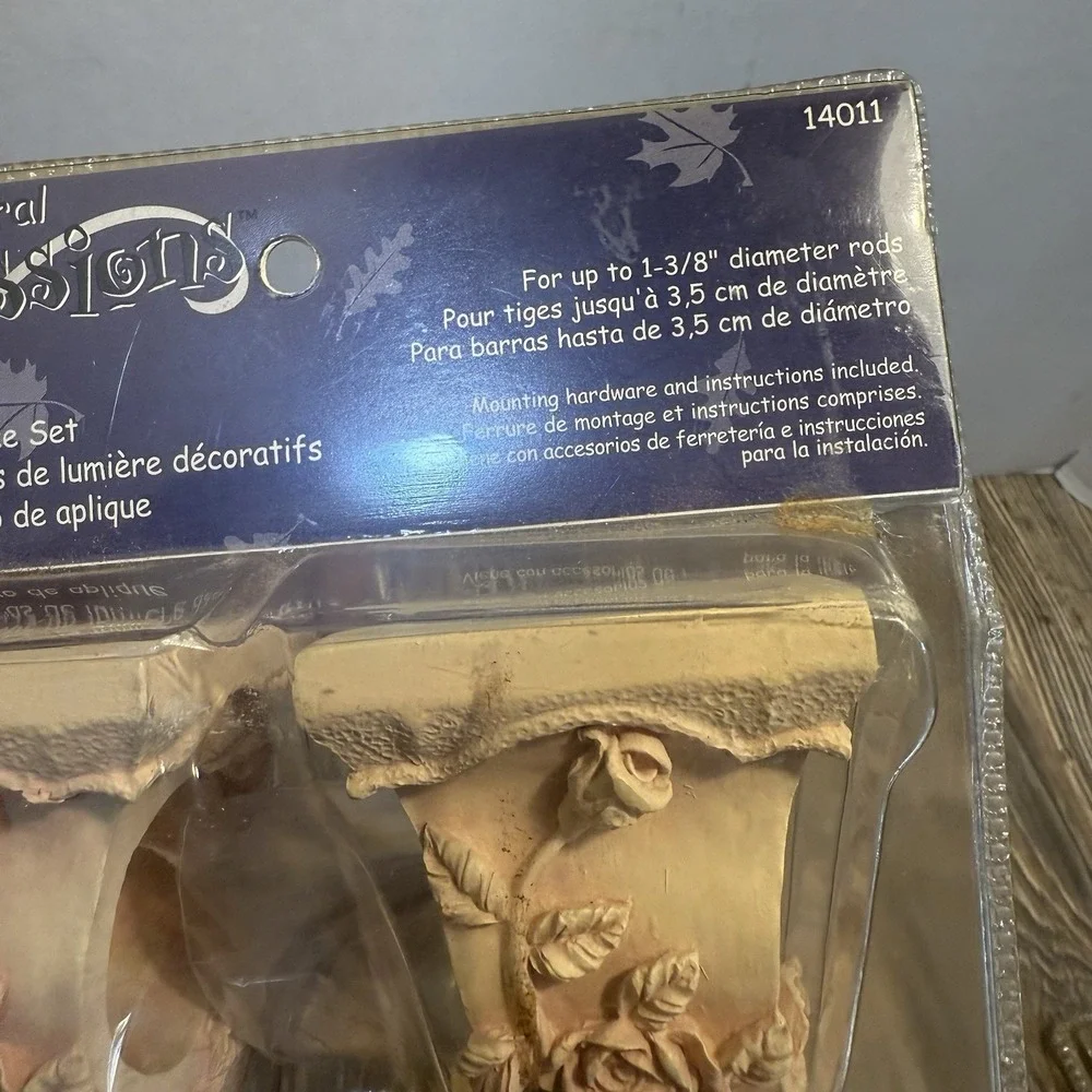 NEW LOT Of 3NATURAL XPRESSIONS DECORATIVE SCONCE 1-3/8